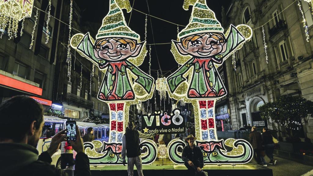 Recorrido fotográfico por las luces de Navidad de Vigo