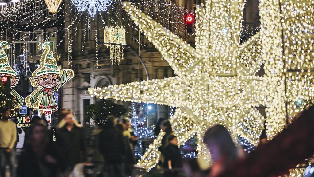 Recorrido fotográfico por las luces de Navidad de Vigo