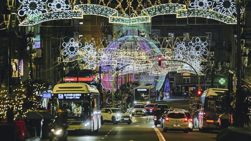 Recorrido fotográfico por las luces de Navidad de Vigo