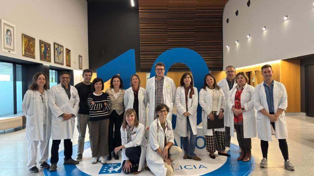 Facultativos del Hospital Álvaro Cunqueiro de Vigo.