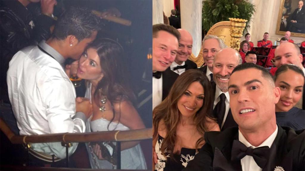 Cristiano Ronaldo, con Kathryn Mayorga en 2009 y en la Casa Blanca en 2025