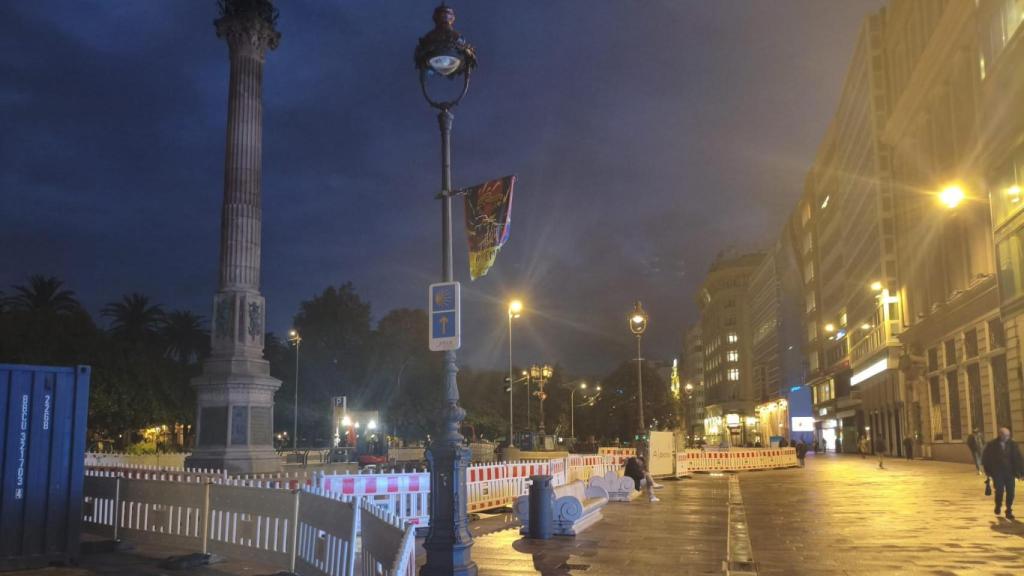 Vuelve la lluvia a A Coruña tras una pequeña tregua