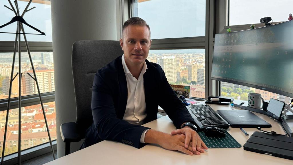 Jaime Galindo en su despacho.