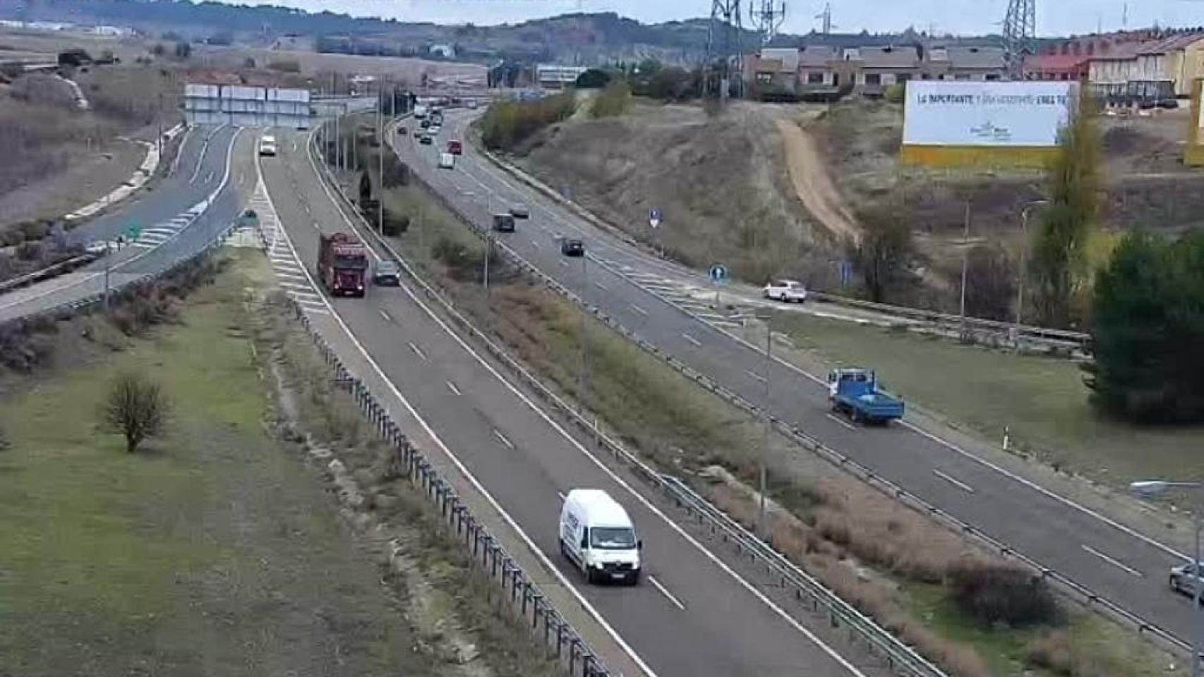 La A-62 a su paso por Arroyo de la Encomienda