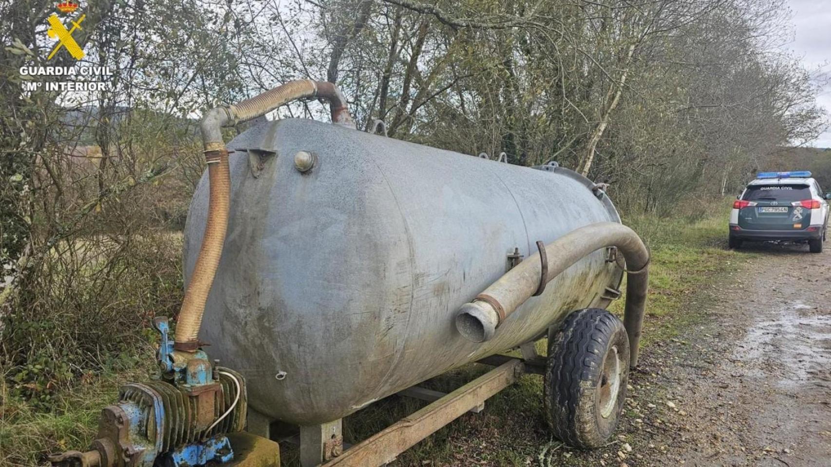 Un detenido en Guitiriz (Lugo) por robar en A Coruña maquinaria agrícola valorada en 60.000 euros