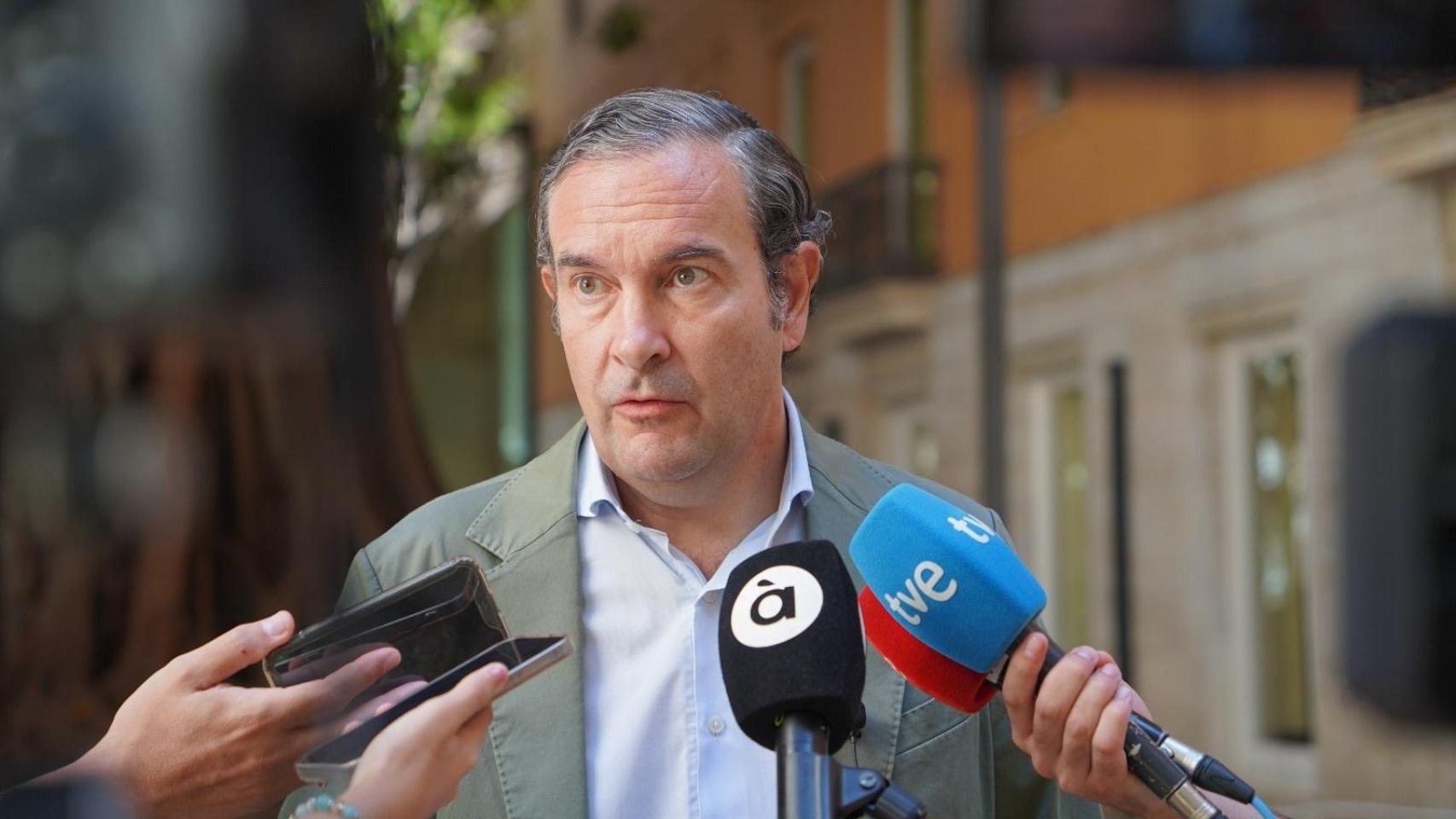 Nando Pastor, en Les Corts. Sebastián Hipperdinger / EP