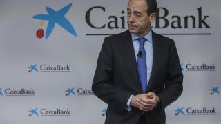 Gonzalo Gortázar, CEO de CaixaBank, en la presentación de resultados de 2024 del grupo.