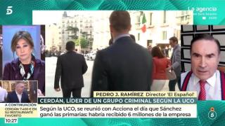 Pedro J. Ramírez este miércoles durante su intervención en 'El programa de AR'.