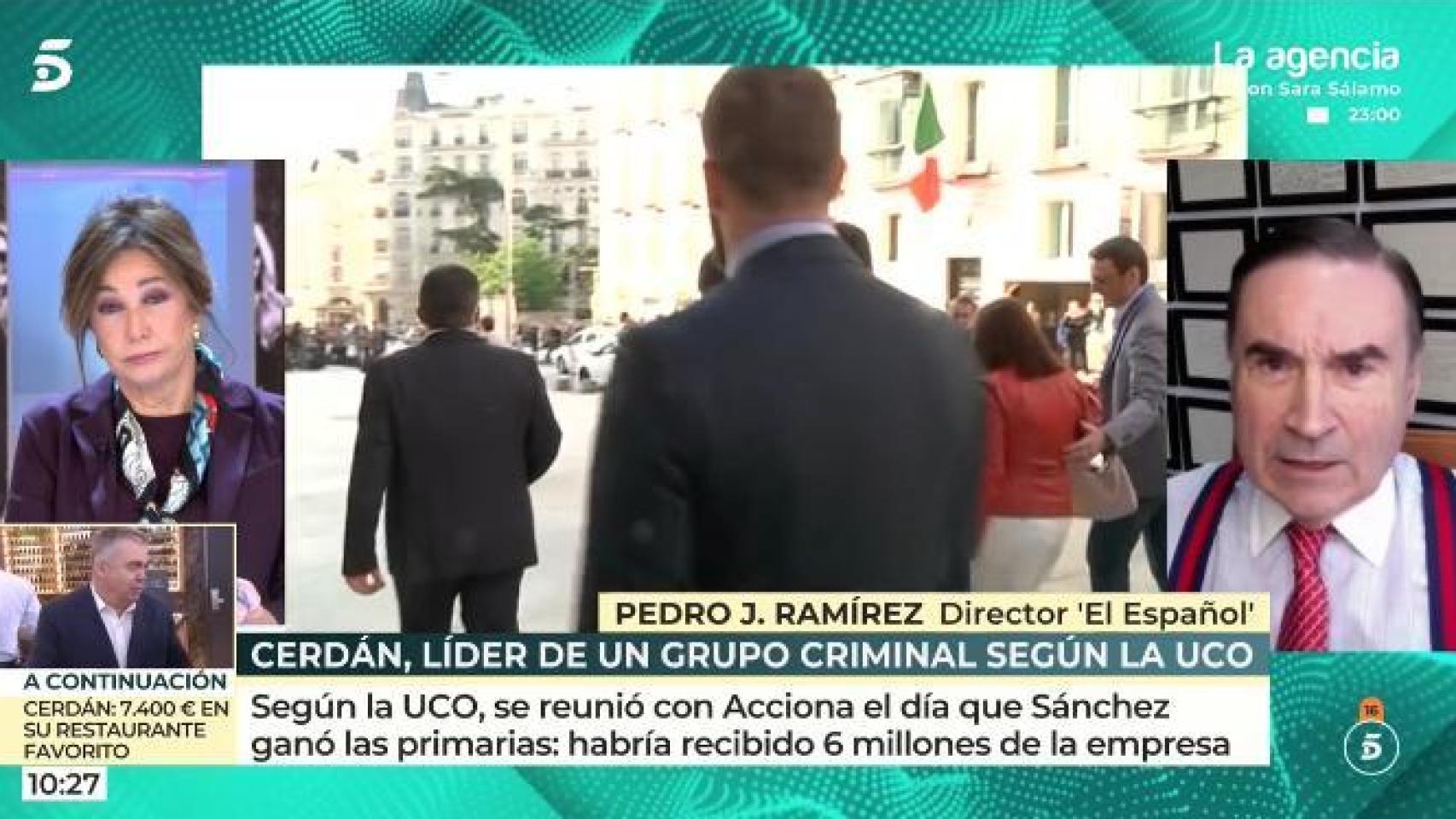 Pedro J. en  AR :  Después de este informe de la UCO sería un desafío a todos los españoles que Sánchez insistiera en presentarse a las elecciones 