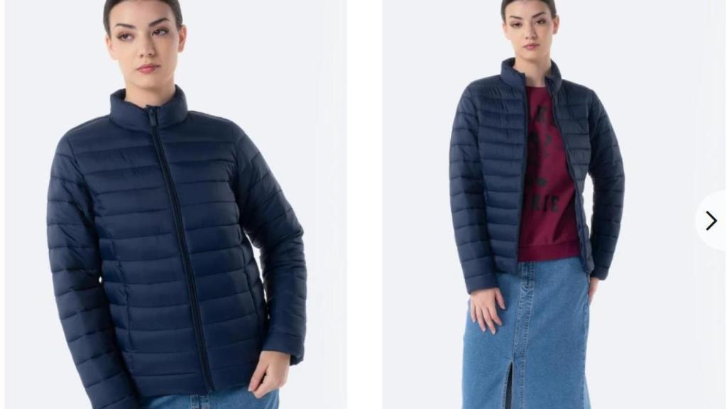 Chaqueta ligera acolchada.