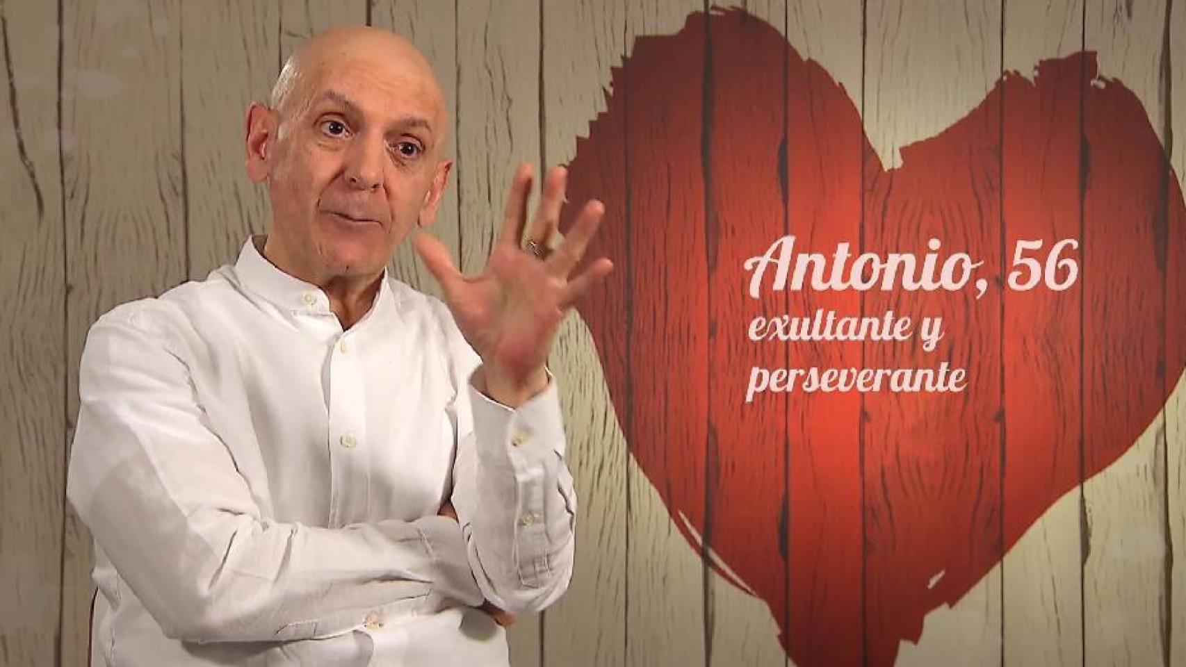 Antonio, soltero de 56 años