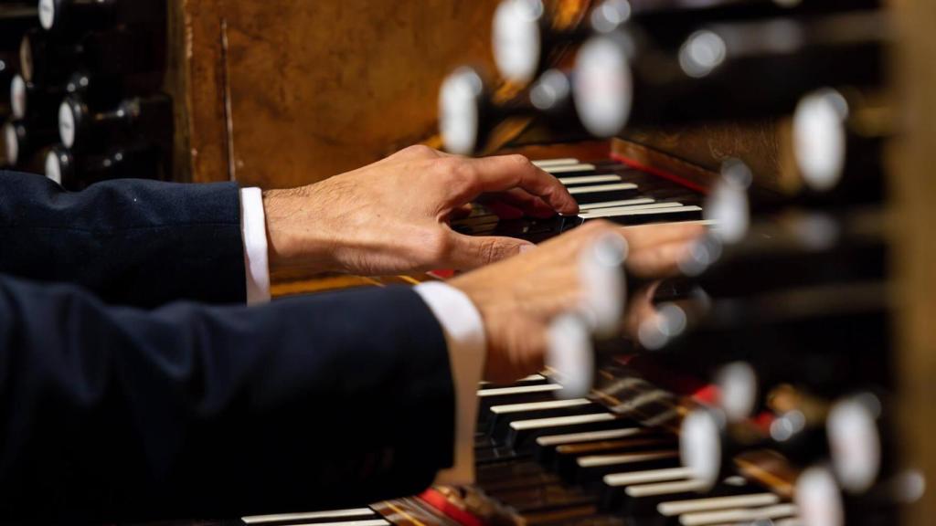 Un detalle de los órganos de la Catedral de Toledo.