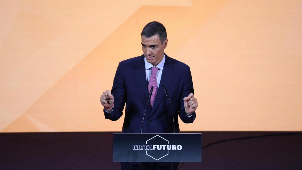 El presidente del Gobierno, Pedro Sánchez, durante su intervención el foro Metafuturo 2025.