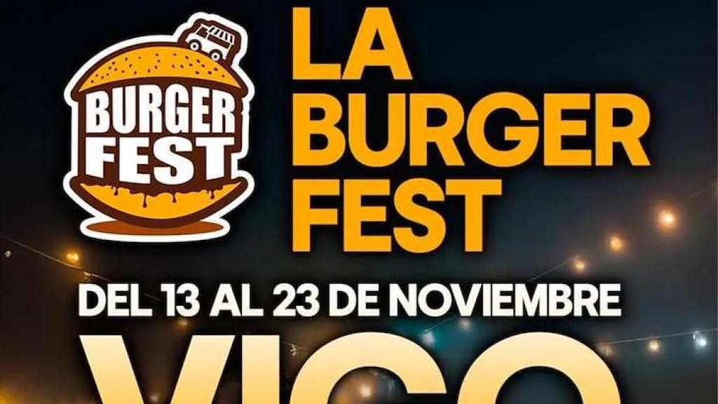 Cartel de la nueva edición de la Burger Fest de Vigo