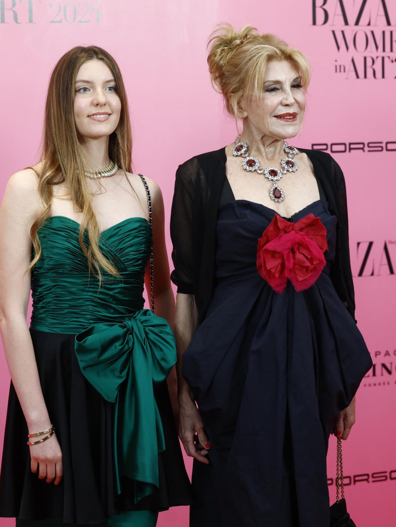 Madre e hija, el año pasado en un acto público.