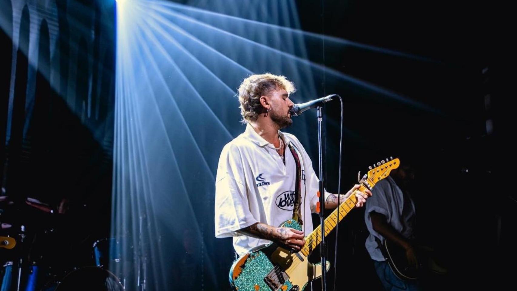 Dani Fernández en un concierto.