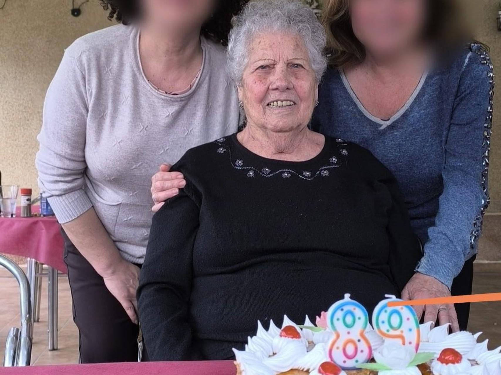 La difunta Carmen Hidalgo Alarcón, de 89 años, conocida cariñosamente como Carmelina en Puente Tocinos.