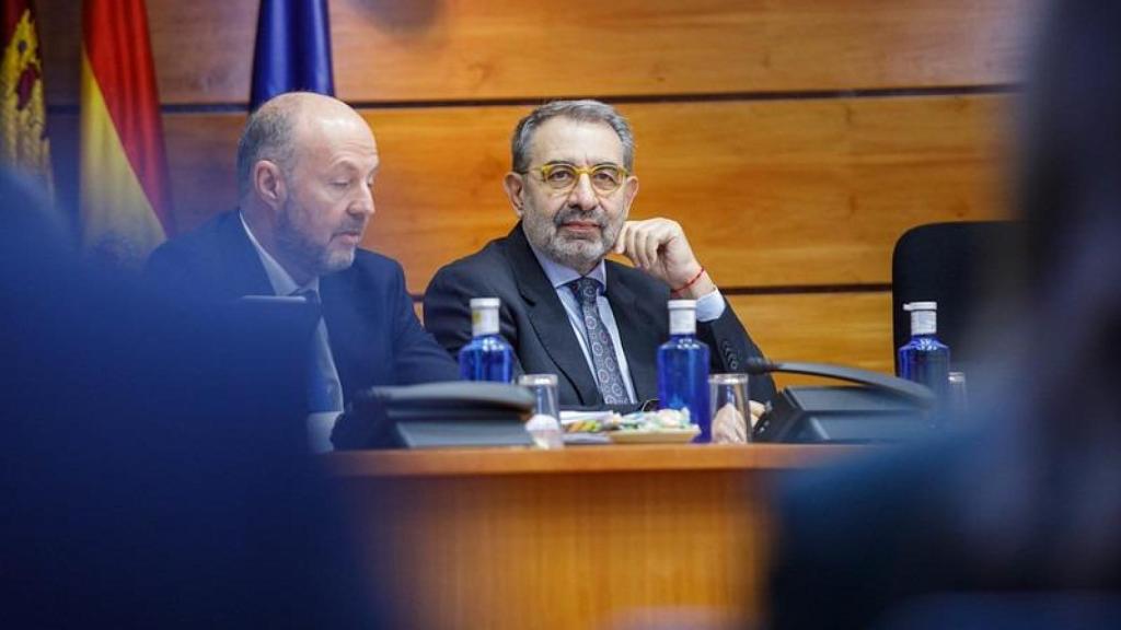 El consejero de Sanidad comparece en la Comisión de Presupuestos de las Cortes de Castilla-La Mancha.