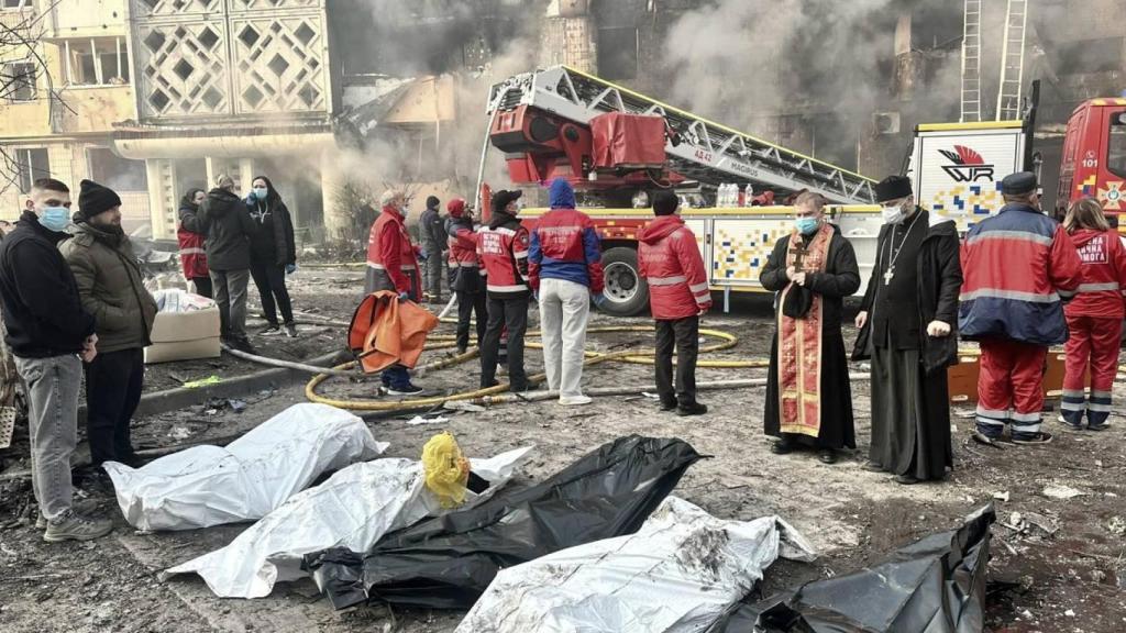 Consecuencias del ataque de Rusia en la región de Ternópil del oeste de Ucrania,