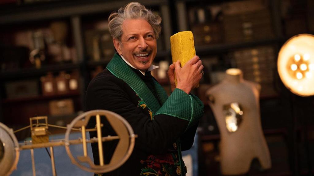 Jeff Goldblum como o Mágico de Oz em The Wicked Parte 2.