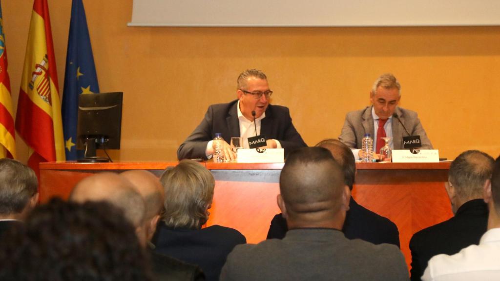 Toni Pérez en el MARQ este miércoles.