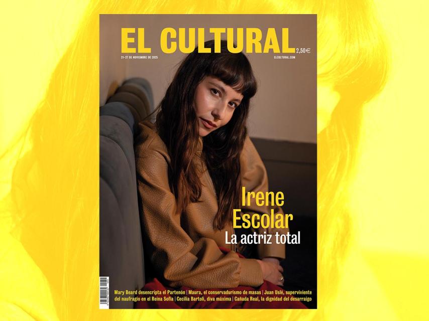 Irene Escolar fotografiada por Nieves Álvarez para la portada de El Cultural, 21 de noviembre.