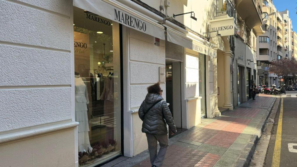 Escaparate de Marengo en Zaragoza.