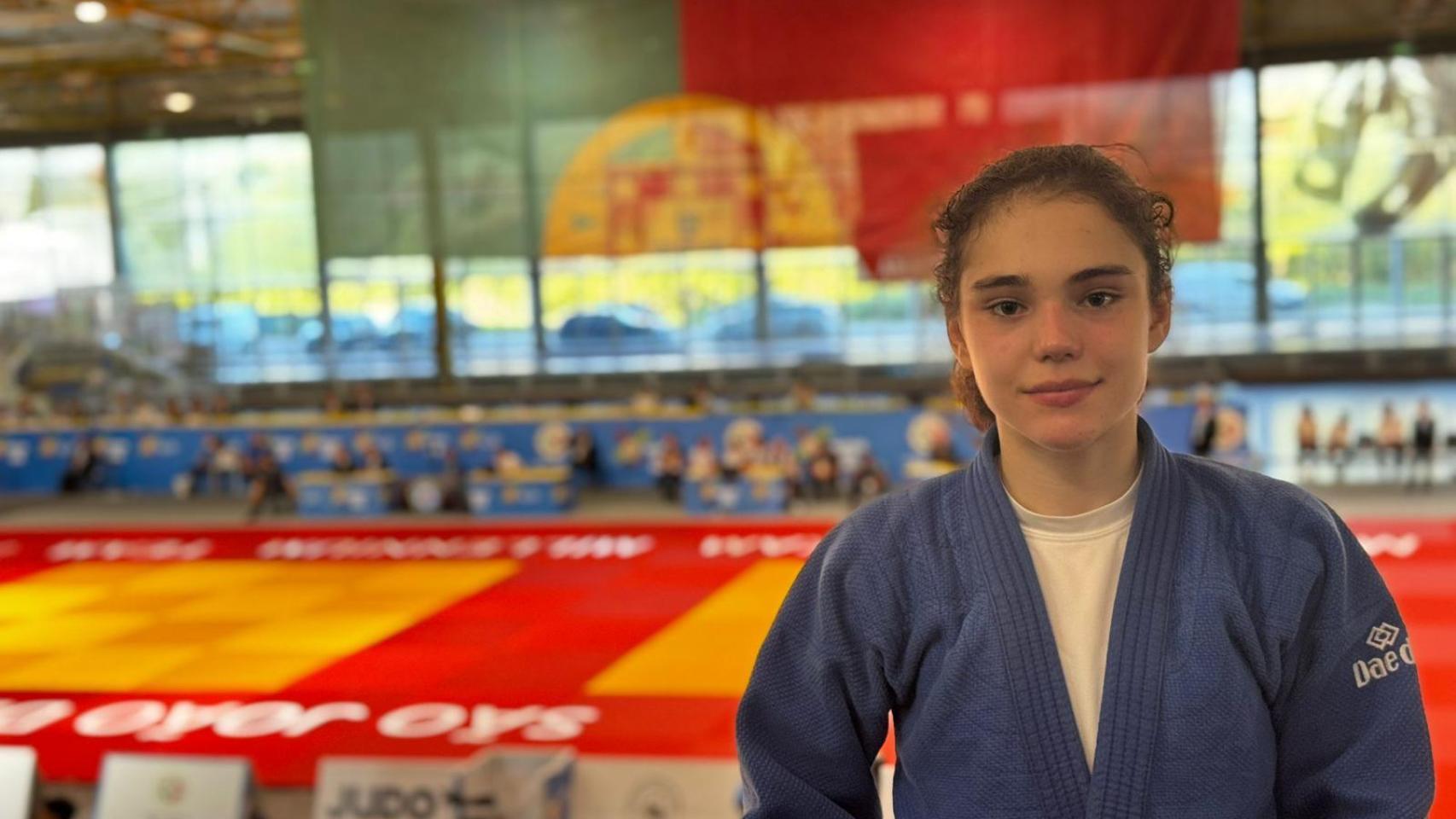 Elena Bahamonde García, la promesa del judo que sueña con una medalla olímpica para Zamora