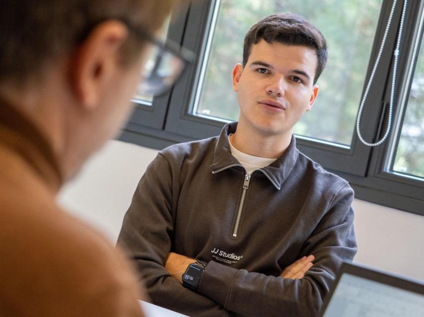 Daniel Mateos, 21 años, de la empresa Mnemoniq e YN.