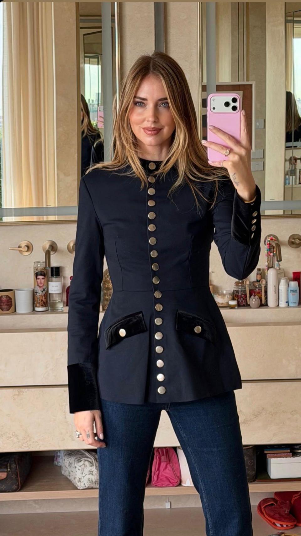 Chiara Ferragni, en una imagen de sus redes sociales.