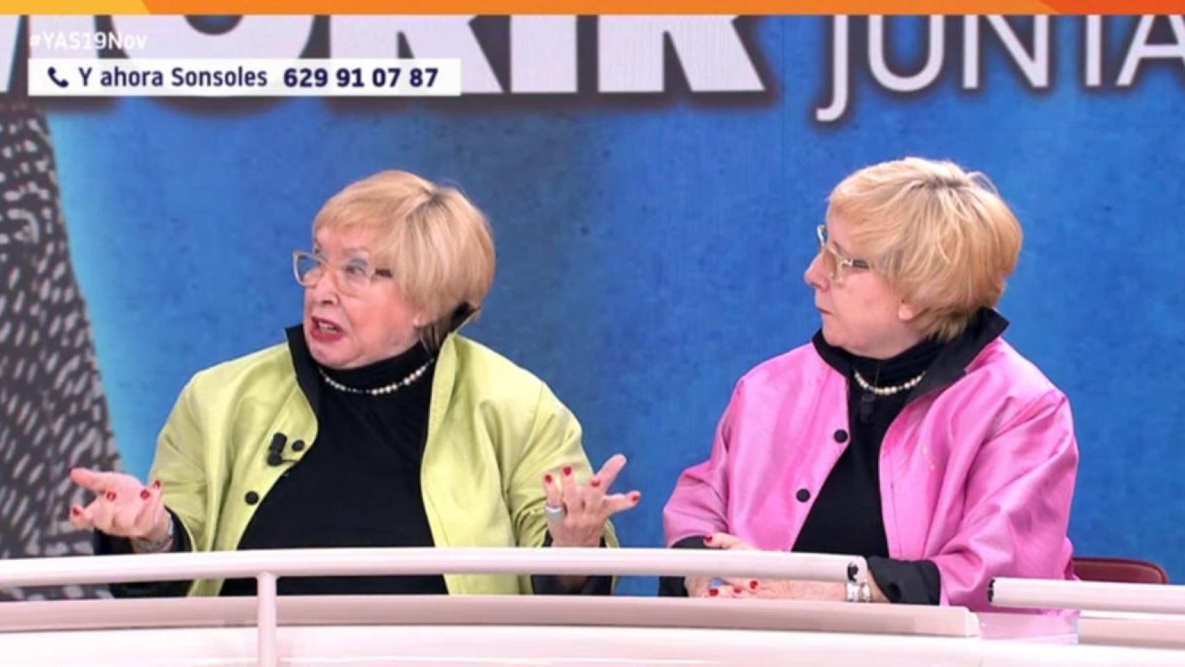 Las hermanas Hurtado, en 'Y ahora Sonsoles'.