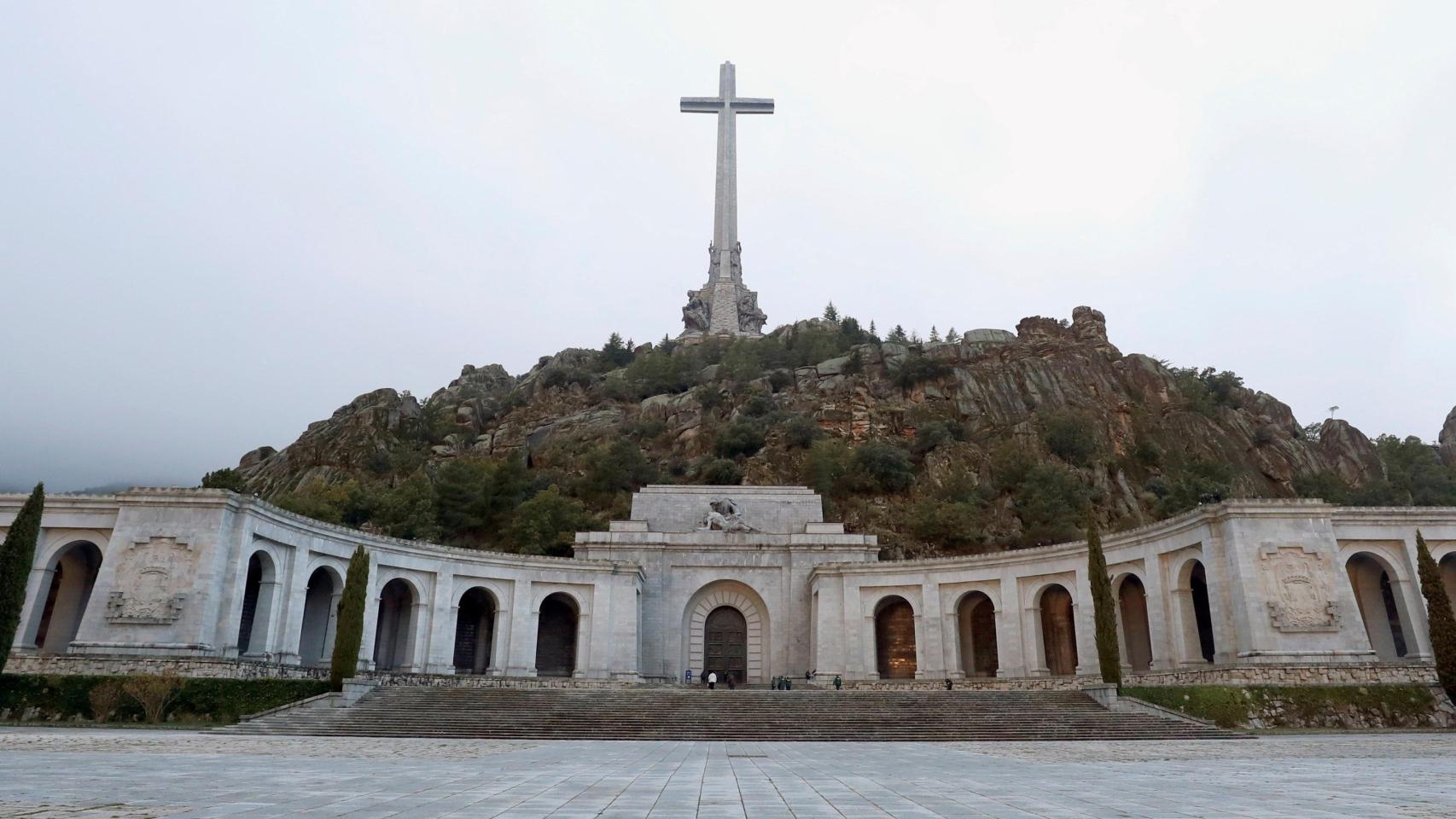 Vista de la basílica y la cruz del Valle de Cuelgamuros, antes conocido como Valle de los Caídos. Foto:  J. J. Guillén/Gtres