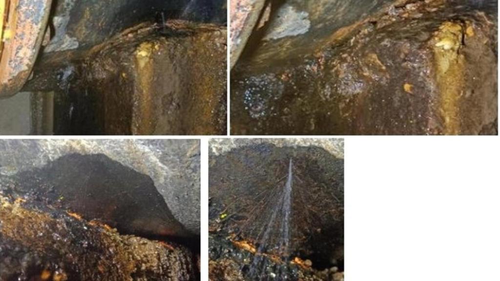 Deterioro de las válvulas de la presa de Eiras, que suministra a Vigo y a varios municipios del área.