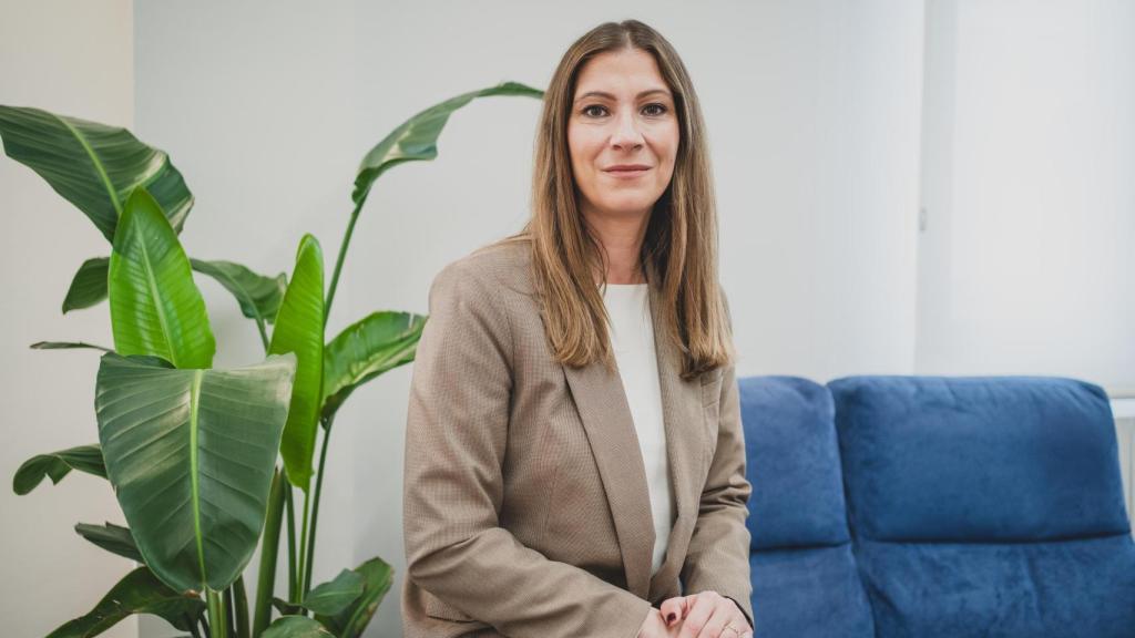 Laura Villaseñor, presidenta de SATSE en la sede del sindicato.