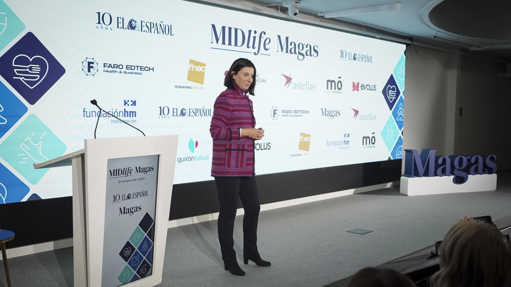 Alejandra Vallejo-Nágera, psicóloga y divulgadora, durante su intervención en Midlife 'El momento del cambio'.