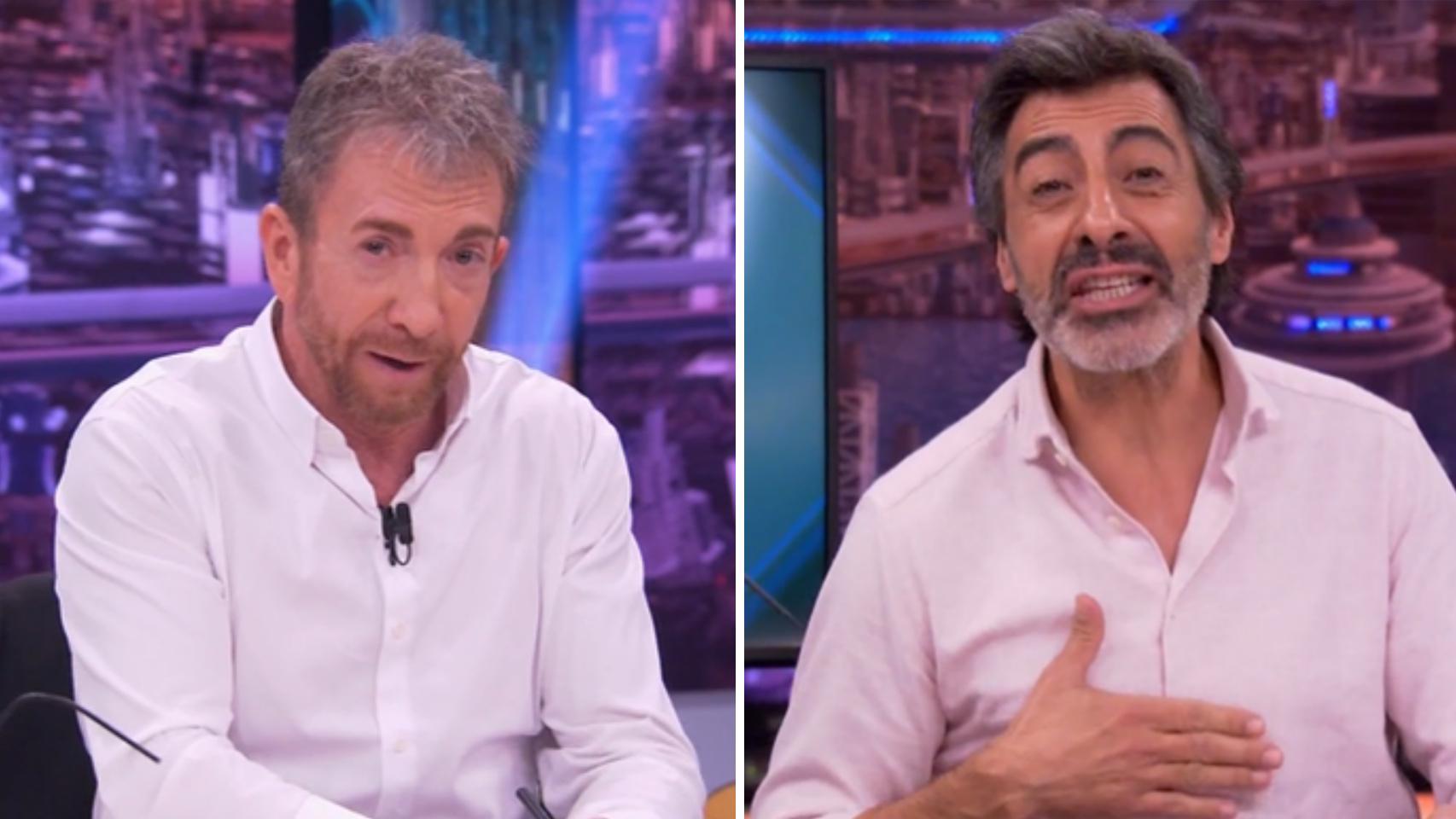 Pablo Motos y Juan del Val en 'El Hormiguero'.