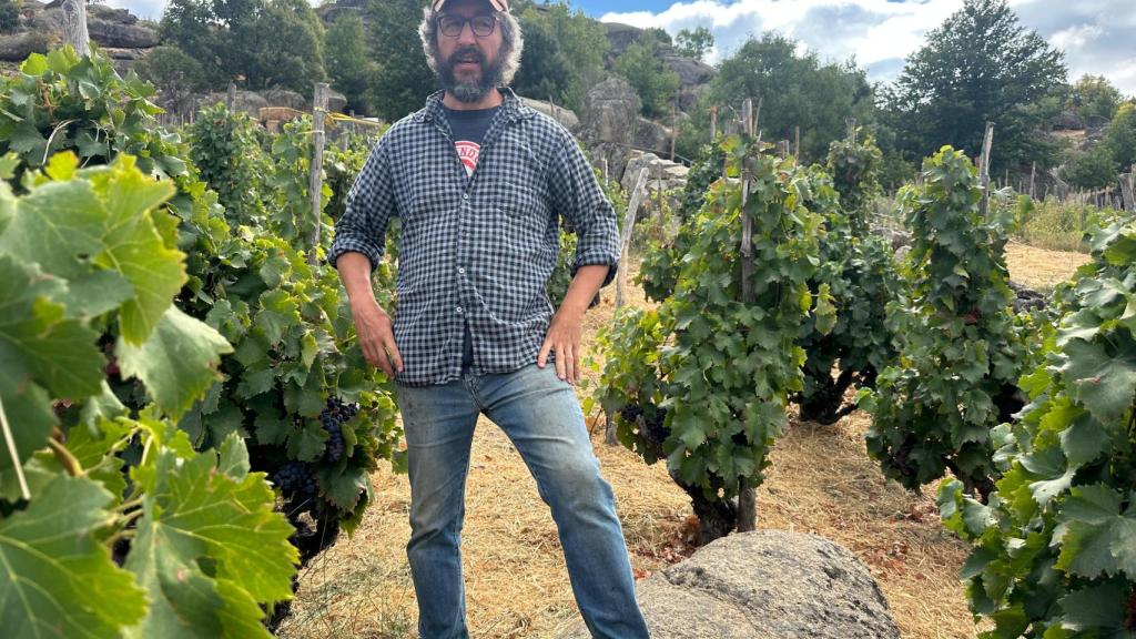 Daniel Landi, en la viña de Comando G.