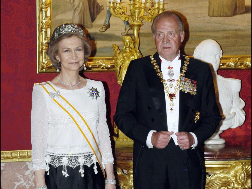 La reina Sofía y Juan Carlos I, en 2005.