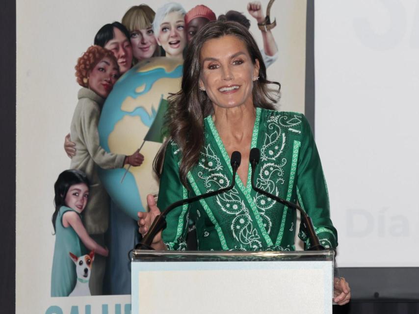 La reina Letizia, en el acto del Día de la Salud Mental de 2023.