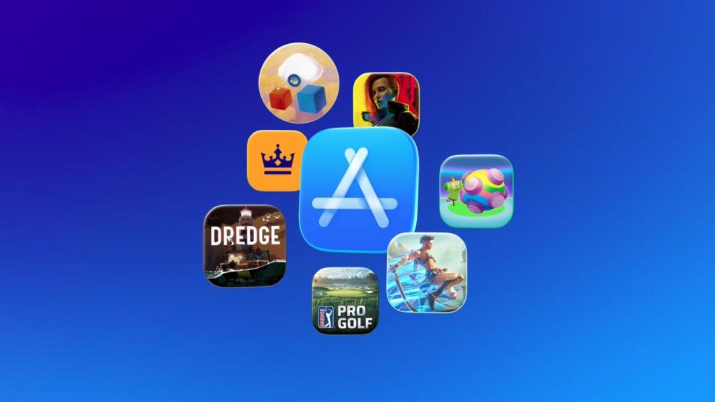 Logo de la App Store con algunos de los finalistas.