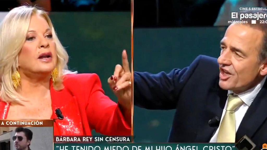 Bárbara Rey y Alessandro Lequio se enfrentan en Telecinco.