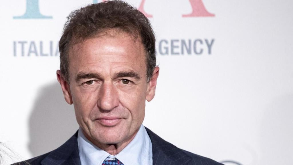 María Palacios y Alessandro Lequio, en un acto celebrado en Madrid en 2021.