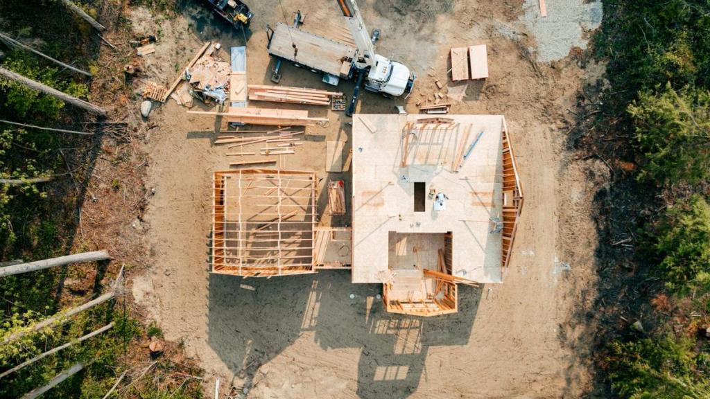 Construcción de una casa.