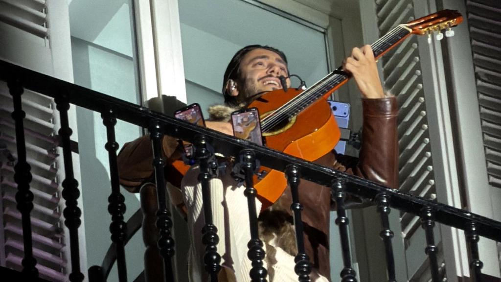 iPhone 17 Pro grabando a Yerai Cortés