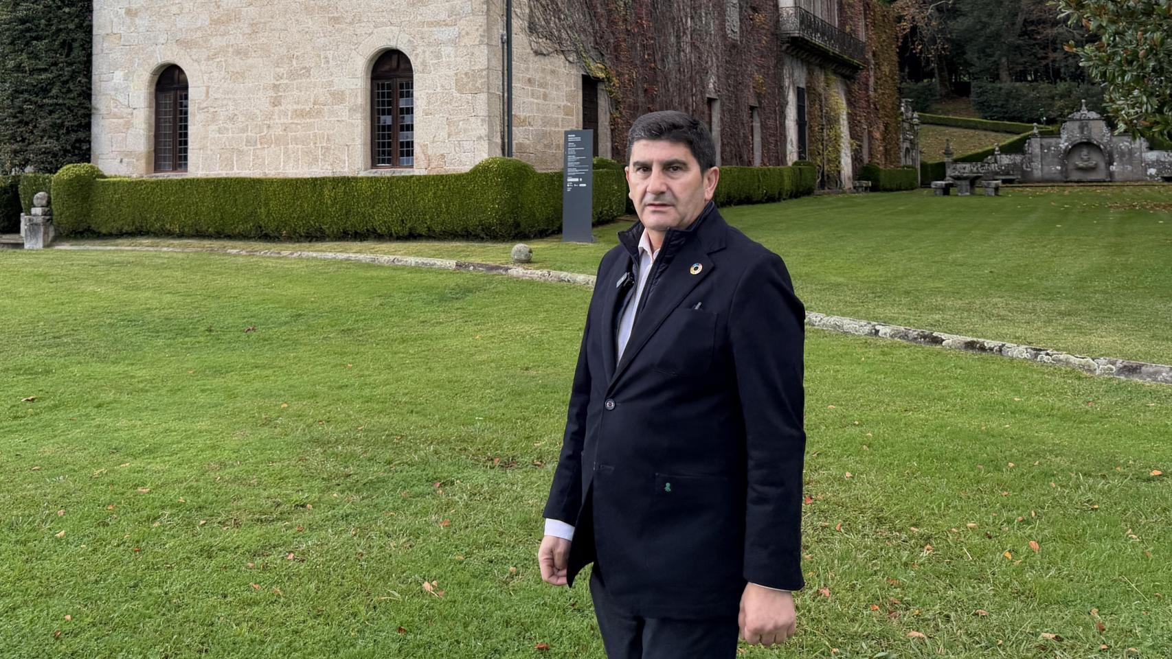 El delegado del Gobierno en Galicia, Pedro Blanco, en el Pazo de Meirás.