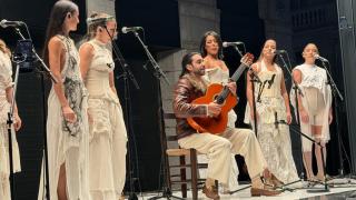 Yerai Cortés durante su actuación en 'El Encuentro'.