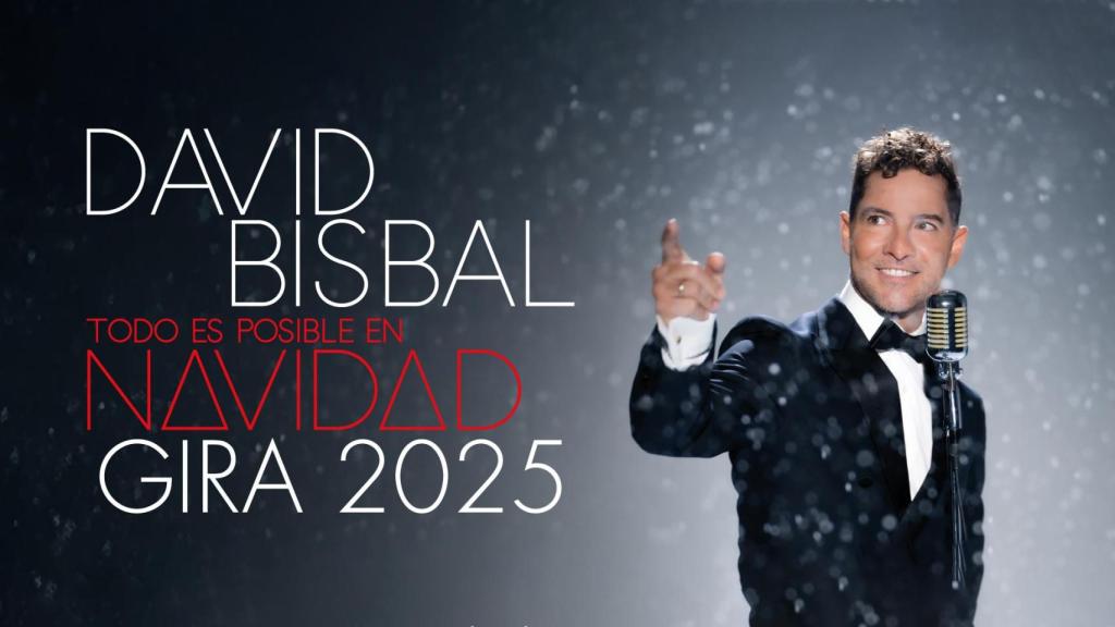 Otro de los grandes conciertos del mes de diciembre será el de David Bisbal, quien presenta 'Todo es posible en Navidad'