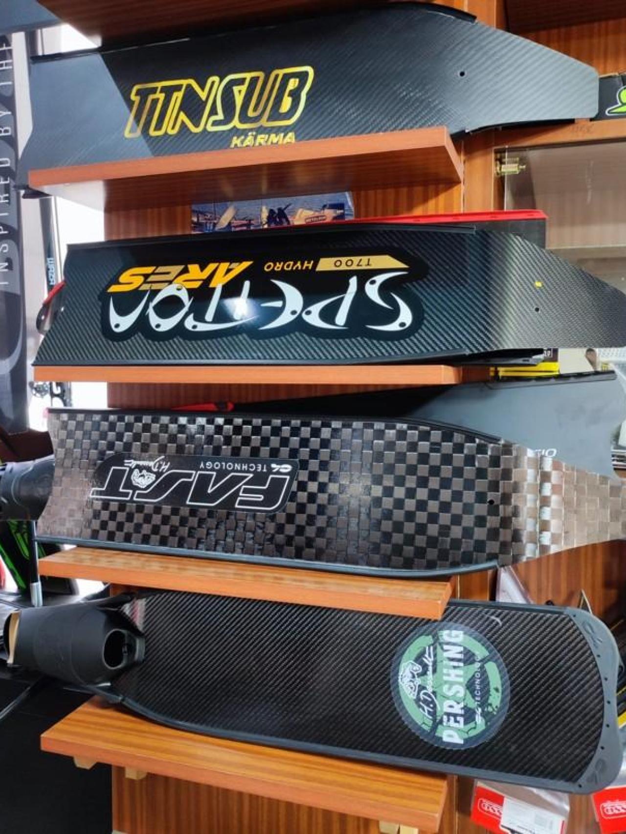 Aletas de distintas marcas en Solo Sub.