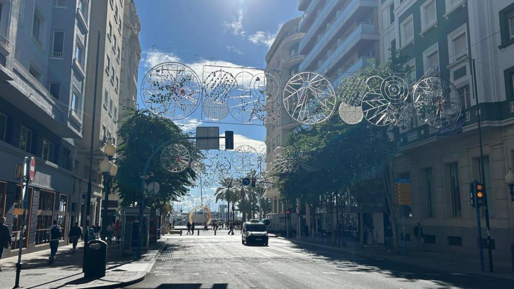 Luces de Navidad del 2025 en Alicante.