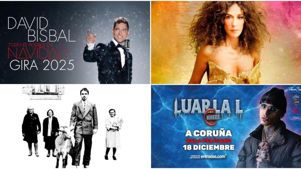 Estos son los grandes conciertos de diciembre 2025 en A Coruña para despedirnos del año por todo lo alto